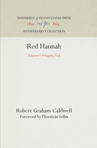 Red Hannah: Delaware's Whipping Post