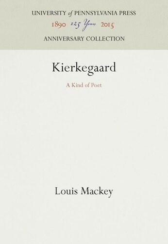 Kierkegaard: A Kind of Poet