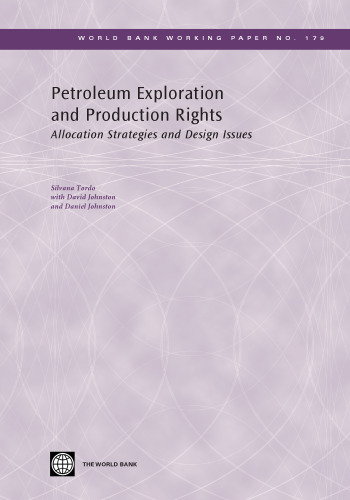 Petroleum Exploration and Production Rights: Allocation Strategies and Design Issues 