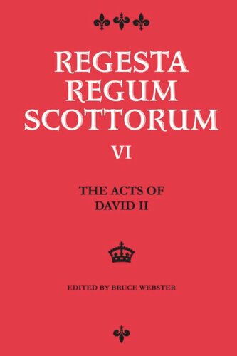 The Acts of David II (1329-1371)