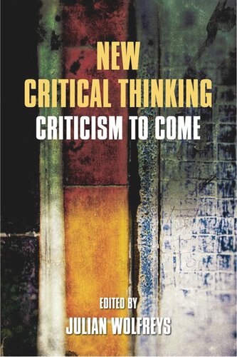 New Critical Thinking: Criticism to Come