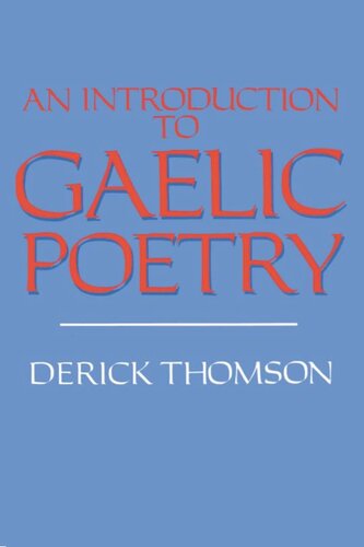 An Introduction to Gaelic Poetry