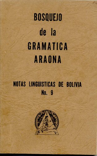 Bosquejo De La Gramática Araona