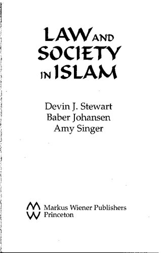 Law and society in Islam