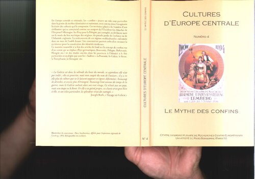 Cultures d'Europe centrale n° 4 : Le Mythe des confins