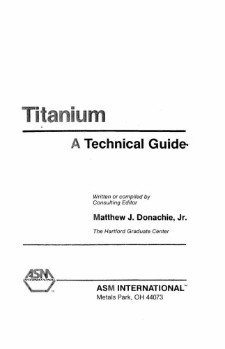 Titanium: A Technical Guide