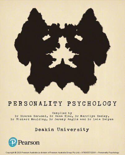 Personality Psychology Custom Book Edition