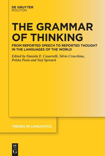 The Grammar of Thinking: From Reported Speech to Reported Thought in the Languages of the World