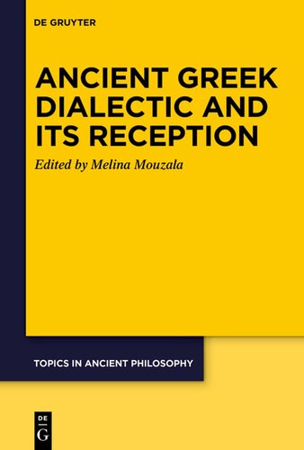 Ancient Greek Dialectic and Its Reception