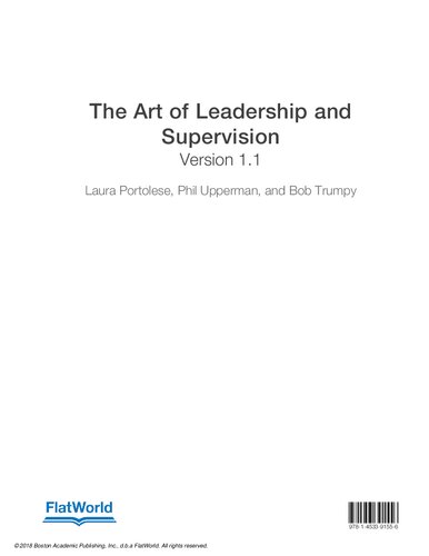 The Art of Leadership and Supervision Version 1.1