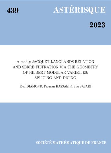 A mod p Jacquet-Langlands relation and Serre filtration via the geometry of Hilbert modular varieties: Splicing and dicing