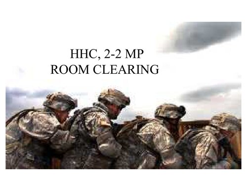 HHC, 2-2 MP Room Clearing