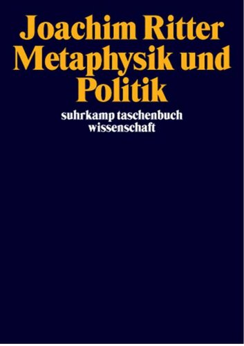 Metaphysik und Politik.