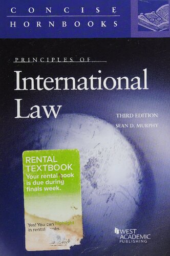 Principles of International Law (Concise Hornbook Series)