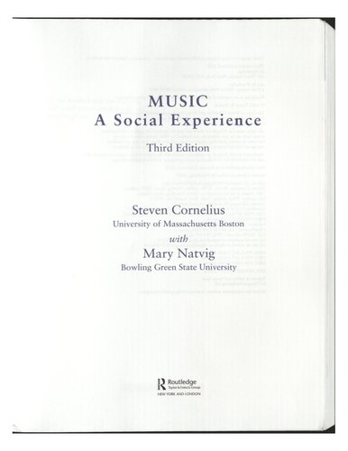 Music: A Social Experience