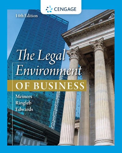 The Legal Environment of Business (MindTap Course List)