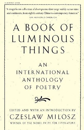 A Book Of Luminous Things: An International Anthology of Poetry