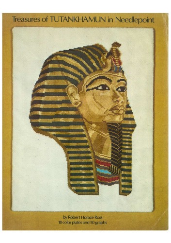 Treasures of Tutankhamun in needlepoint