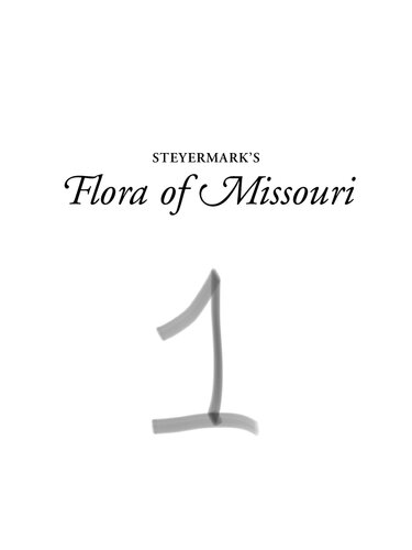 Steyermark's Flora of Missouri, Volume 1