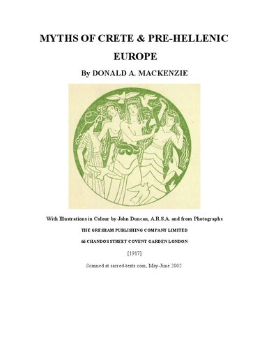 Myths of Crete and Pre-Hellenic Europe