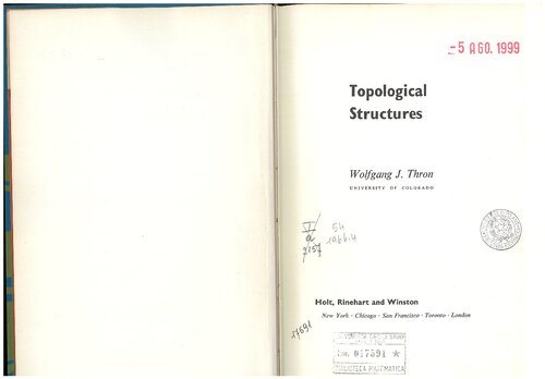 Topological structures