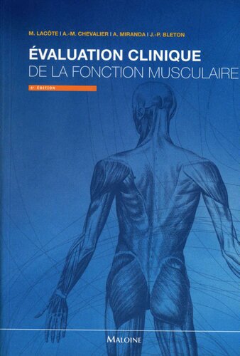 Evaluation clinique de la fonction musculaire