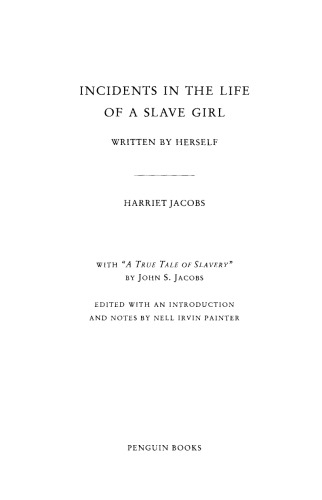 Incidents in the Life of a Slave Girl (Penguin Classics)