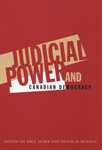 Judicial Power and Canadian Democracy