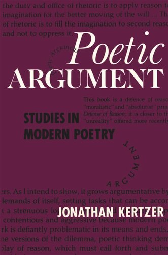 Poetic Argument: Studies in Modern Poetry