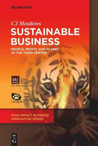 Sustainable Business: People, Profit, and Planet at The Tiger Center