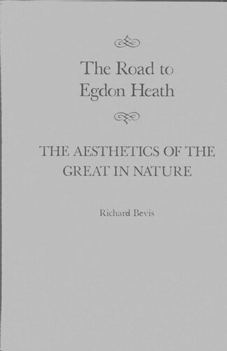 Road to Egdon Heath: The Aesthetics of the Great in Nature