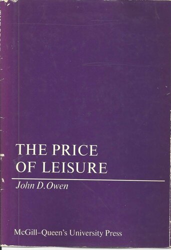 The Price of Leisure: An Economic Analysis of the Demand for Leisure Time