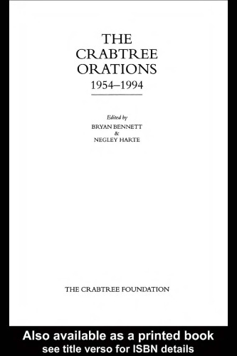 The Crabtree Orations 1954-1994