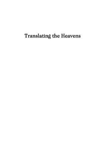 Translating the Heavens: Aratus, Germanicus, and the Poetics of Latin Translation