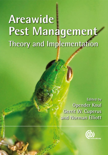 Areawide Pest Management: Theory and Implementation (Cabi)