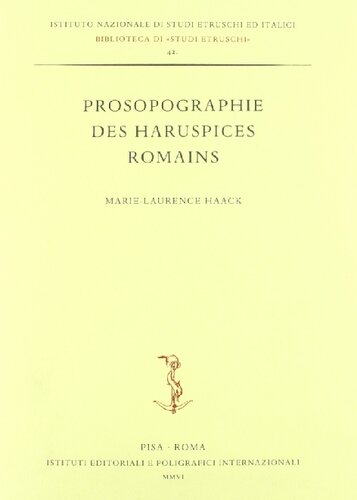 Prosopographie des haruspices romains