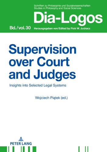 Supervision over Courts and Judges (Dia-Logos, 30)