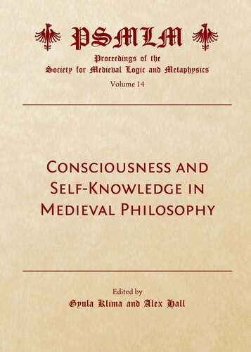 Consciousness and Self-Knowledge in Medieval Philosophy