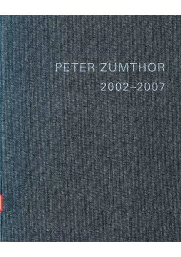 Peter Zumthor English replacement Volume 4