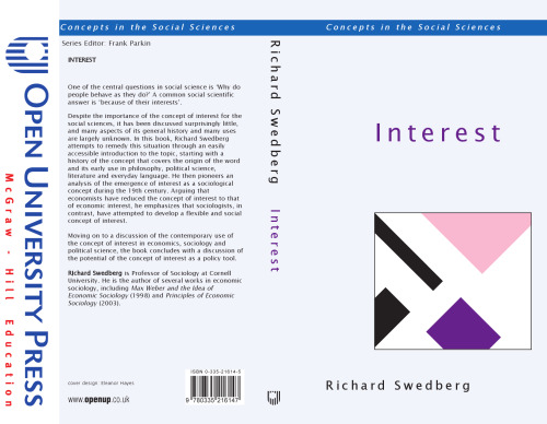 Interest (Concepts in the Social Sciences)