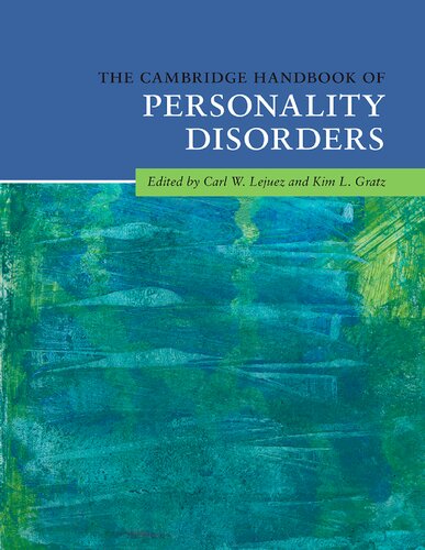 The Cambridge Handbook of Personality Disorders (Cambridge Handbooks in Psychology)