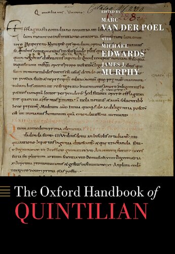 The Oxford Handbook of Quintilian