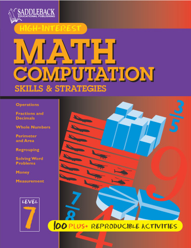 Math Computation Skills & Strategies Level 7 (Math Computation Skills & Strategies)