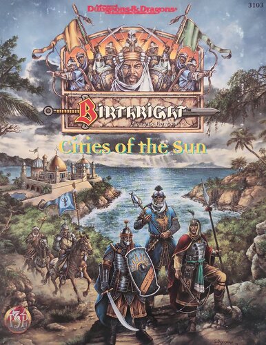 AD&D Birthright Campaign Expansion: Cities of the Sun 2nd Edition - 3103 Boxed Set