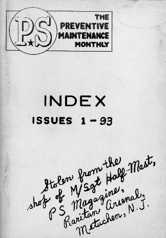 PS Magazine Issue Index Issues 1-93