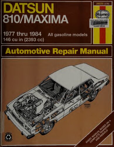 Haynes Datsun Owners Workshop Manual