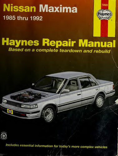 Haynes Nissan Maxima Automotive Repair Manual