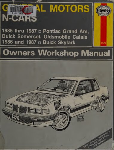 Haynes General Motors N-cars Owners Workshop Manual