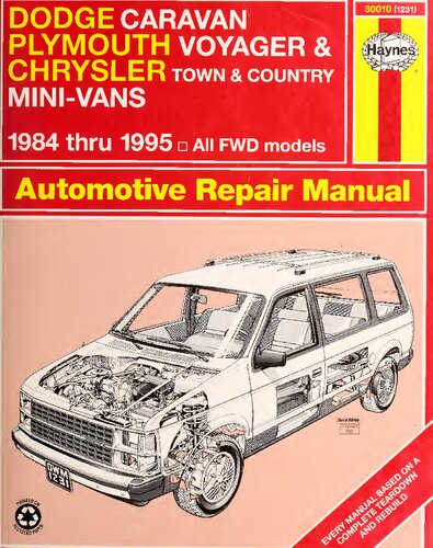 Haynes Dodge Caravan & Plymouth Voyager Automotive Repair Manual