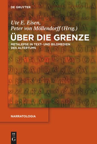 Über die Grenze: Metalepse in Text- und Bildmedien des Altertums